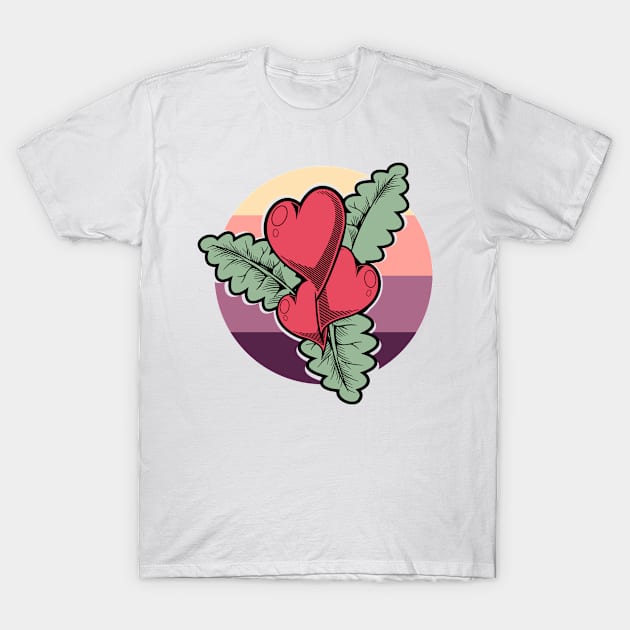 Heart Love T-Shirt by Samr Shop
